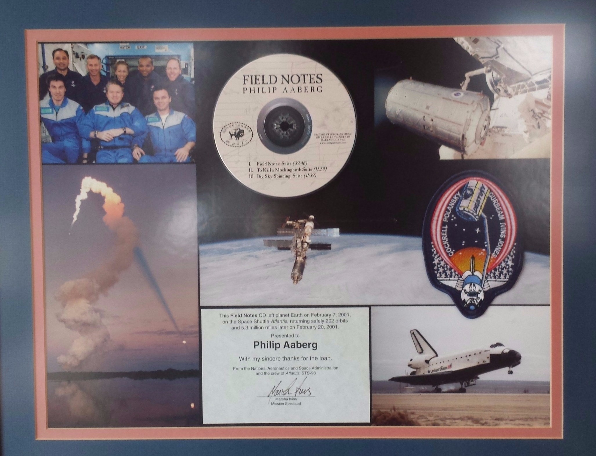 Philip Aaberg - Space Shuttle - Field Notes CD
