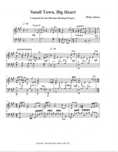Small Town, Big Heart sheet music_Page_1